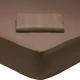Σεντόνι Μεμονωμένο Μονό Με Λάστιχο 100x200+35 Das Home 1004 Καφέ