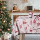 DAS HOME CHRISTMAS ΤΡΑΠΕΖΟΜΑΝΤΗΛΟ 140Χ180 0772 ECRU, RED