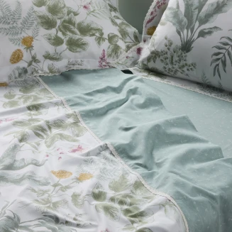 Das Home Σεντονια Σετ King Prestige 1715 Green, Ivory