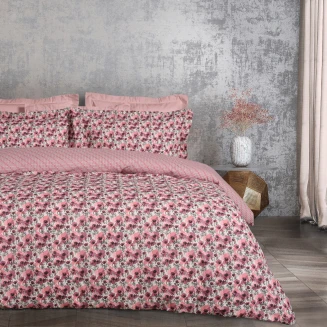 Σεντόνια Σετ Μονά Με Λάστιχο 120x200+35 Das Home Casual 5424 Black-Nude