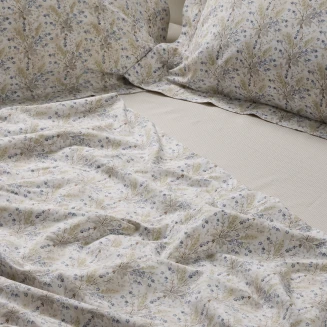 Das Home Σετ Σεντονια Μονα Με Λαστιχο Casual 5440 Blue, Taupe 120x200+35