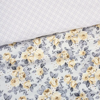 Σεντόνια Σετ Μονά 170x260 Das Home Happy 9650 Grey-Ivory