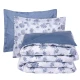 DAS HOME ΣΕΤ ΣΕΝΤΟΝΙΑ ΜΟΝΑ HAPPY 9672 BLUE, GREY