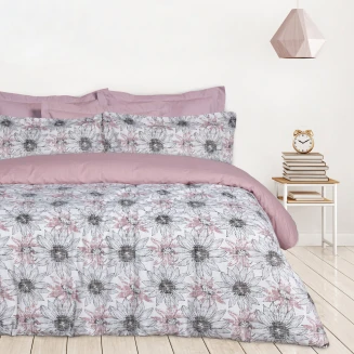 Σεντόνια Σετ Μονά 170x260 Das Home Happy 9676 Grey-Nude