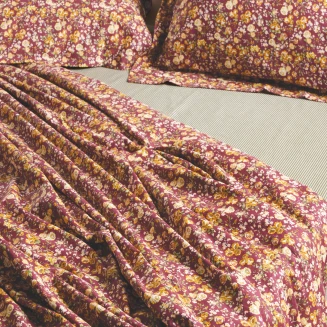 Σεντόνια Σετ Μονά 170x260 Das Home Happy 9683 Bordeaux-Green