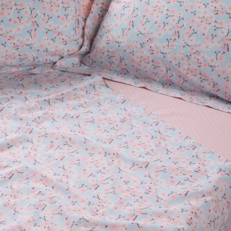 Das Home Σετ Σεντονια Μονα Happy 9695 Blue, Pink 170x260