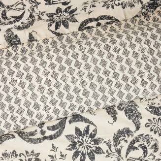 Σεντόνια Σετ Υπέρδιπλα 240x260 Happy Das Home 9677 Black-Taupe