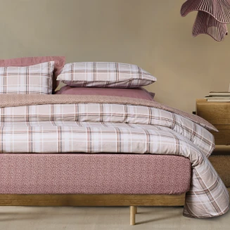 Σεντόνια Σετ Υπέρδιπλα 230x260 Das Home Happy Flannel 9701 Taupe