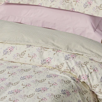 Σεντόνια Σετ Μονά Με Λάστιχο 120x200+35 Das Home Happy 9703 Cream