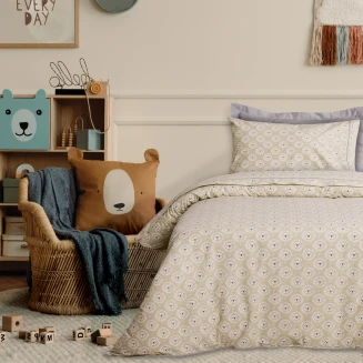 Σεντόνια Σετ Μονά 170x260 Das Home Kids 4979 Taupe