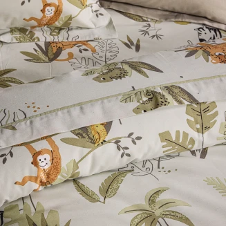 Σεντόνια Σετ Μονά 120x200+35 Das Kids 4992 Green