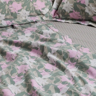 Σεντόνια Σετ King 260x280 Das Home Daily 3175 Green-Pink