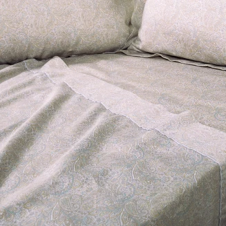Das Home Σεντονια Σετ Υπερδιπλα Prestige 1719 Ecru, Nude, Olive