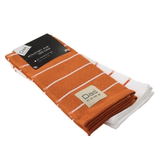 Das Home Σετ Ποτηροπανα 2Τμχ 40X60 0886 Terracotta