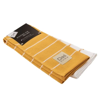 Das Home Σετ Ποτηροπανα 2Τμχ 40X60 0887 Ochre