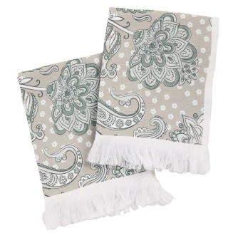 Das Home Σετ Ποτηροπανα 2Τμχ 30Χ50 0890 Grey