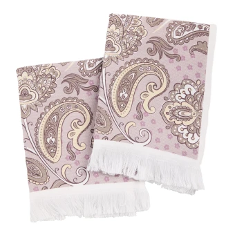 Das Home Σετ Ποτηροπανα 2Τμχ 30Χ50 0892 Taupe