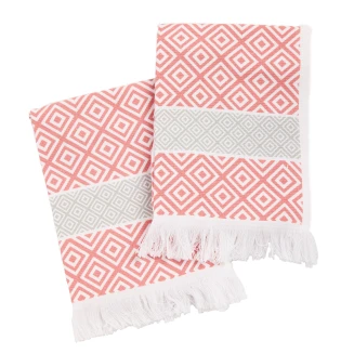 Das Home Σετ Ποτηροπανα 2Τμχ 30Χ50 0893 Grey, Nude