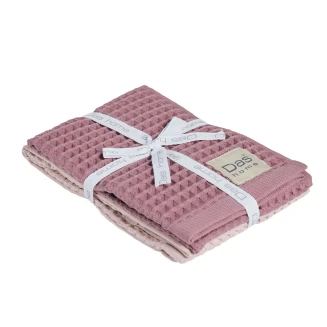 Ποτηρόπανα Σετ 2 Τεμαχίων 40x60 Das Home 803 Nude-Pink