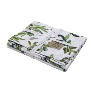 Σετ Ποτηρόπανα Κουζίνας 2 Τεμαχίων 40x65 Das Home 0635 Πολύχρωμο