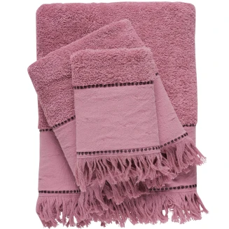 Σετ Πετσέτες 3 Τεμ. Das Home Soft Daily 0699 Λιλά