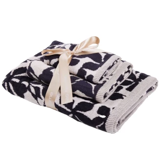 Πετσέτα Σετ 3 Τεμαχίων Das Home Daily 795 Black