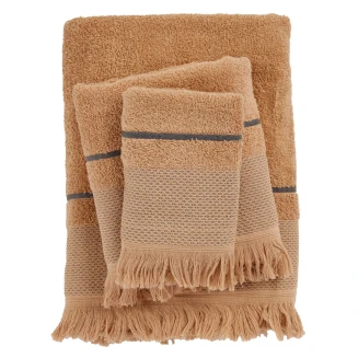 Πετσέτες Σετ 3 Τεμαχίων Das Home Best 0843 Teracotta