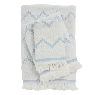 Πετσέτες Σετ 3 Τεμαχίων Das Home Best 0870 Dusty Blue