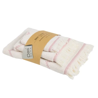 Πετσέτες Σετ 3 Τεμαχίων Das Home Best 0871 Nude