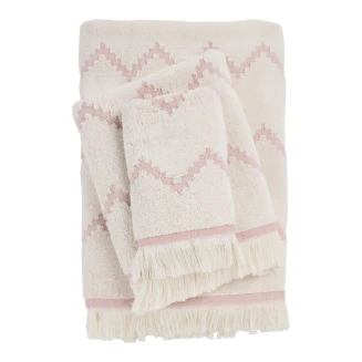 Πετσέτες Σετ 3 Τεμαχίων Das Home Best 0871 Nude