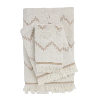 Πετσέτες Σετ 3 Τεμαχίων Das Home Best 0872 Beige