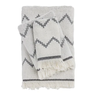 Πετσέτες Σετ 3 Τεμαχίων Das Home Best 0873 Black