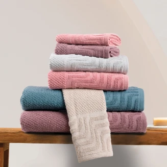 Πετσέτες Σετ 3 Τεμαχίων Das Home Best 0880 Beige