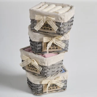 Σετ Πετσέτες 4 Τεμαχίων Das Home Soft 4000 Ecru