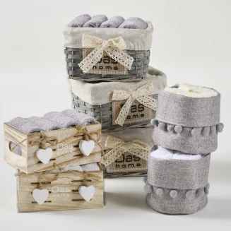 Σετ Πετσέτες 4 Τεμαχίων Das Home Soft 4008 Taupe