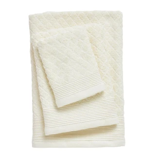 Σετ Πετσέτες 3 Τεμ. Das Home Best 684 Ιβουάρ