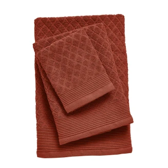 Σετ Πετσέτες 3 Τεμ. Das Home Best 685 Τερακότα