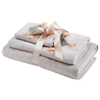 Σετ Πετσέτες 3 Τεμ. Das Home Soft Daily 0732 Σπαγγί