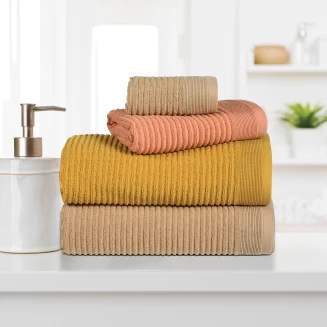 Σετ Πετσέτες 3 Τεμ. Das Home Daily 742 Ochre