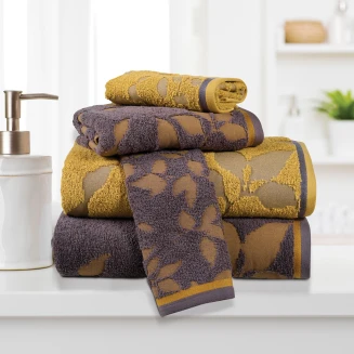 Σετ Πετσέτες 3 Τεμ. Das Home Daily 754 Antrakite-Yellow