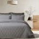 DAS HOME ΖΕΥΓΟΣ ΜΑΞΙΛΑΡΟΘΗΚΕΣ HAPPY 0287 GREY
