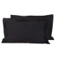 Μαξιλαροθήκες Σετ 2 Τεμαχίων Das Home 1015 Μαύρο
