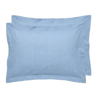 Μαξιλαροθήκες Ζεύγος 50x70+5 Das Home 5447 Blue
