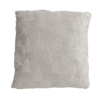 Μαξιλάρι Φιγούρας 40x40 Christmas Das Home 1373 Grey