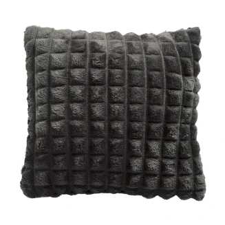 Διακοσμητικό Κάλλυμα Μαξιλαριού 40x40 Das Home 1390 Dark Grey