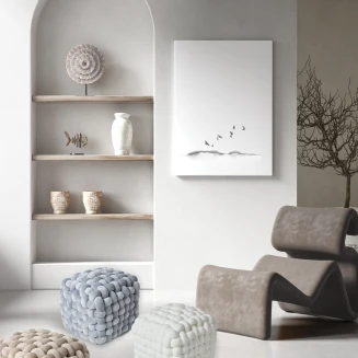 Διακοσμητικό Πουφ 43x43x40 Das Home 2274 Beige