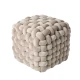 DAS HOME ΔΙΑΚΟΣΜΗΤΙΚΟ ΠΟΥΦ 43Χ43Χ40 2274 BEIGE
