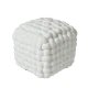 DAS HOME ΔΙΑΚΟΣΜΗΤΙΚΟ ΠΟΥΦ 43Χ43Χ40 2275 WHITE