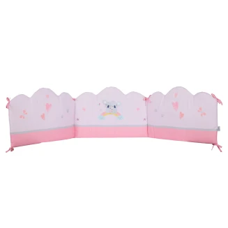 Πάντα Κούνιας 45x195 Das Home Baby Fun Digital Print 4934 Grey-Pink