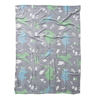 Κουβέρτα Fleece Λίκνου 80x110 Das Home Baby Relax 4865 Γκρί-Μπλέ-Πράσινο